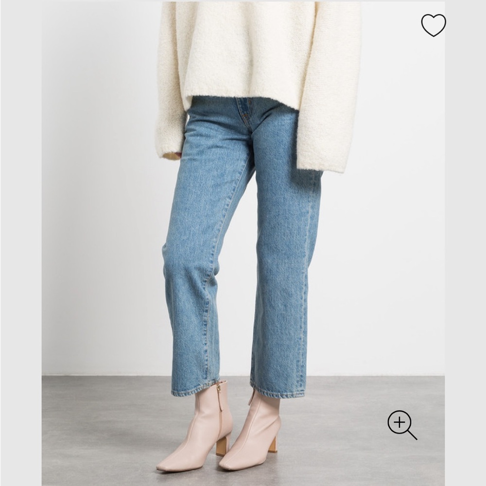 Blue Cropped London Jeans | SLVRLAKE